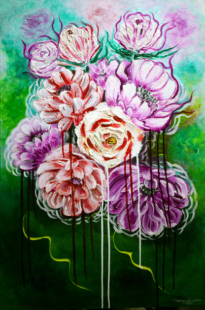 Adapting | Acrylic on Painting on Canvas - BluetracesPh