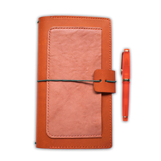 TN Leather Notebook with Pockets - BluetracesPh