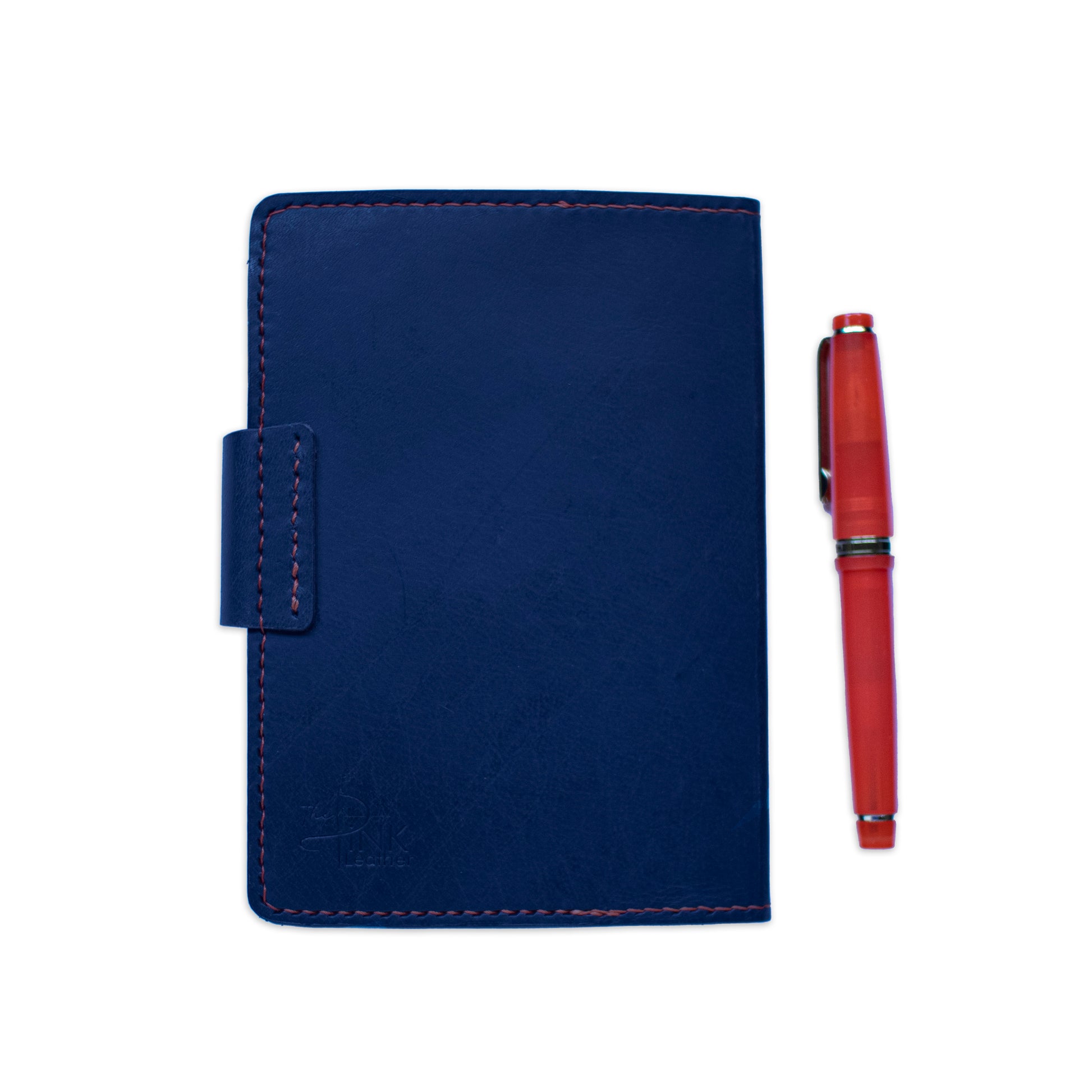 Navy Blue A6 Notebook Leather Cover - BluetracesPh