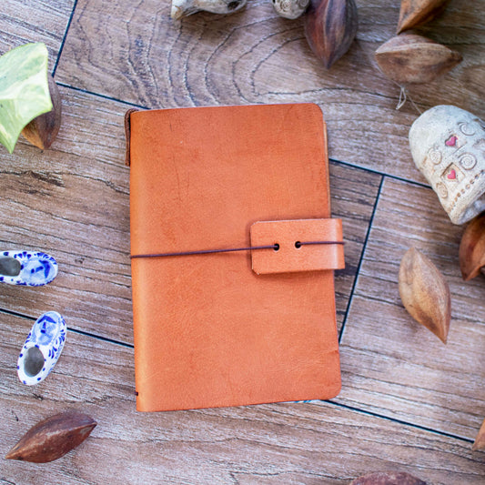 TN Inspired Leather Pocket Notebook Holder - BluetracesPh